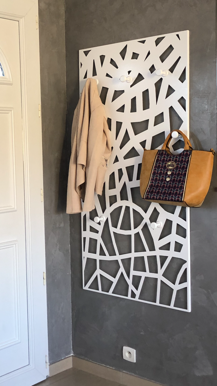 Porte manteau Graphique Grand Modèle