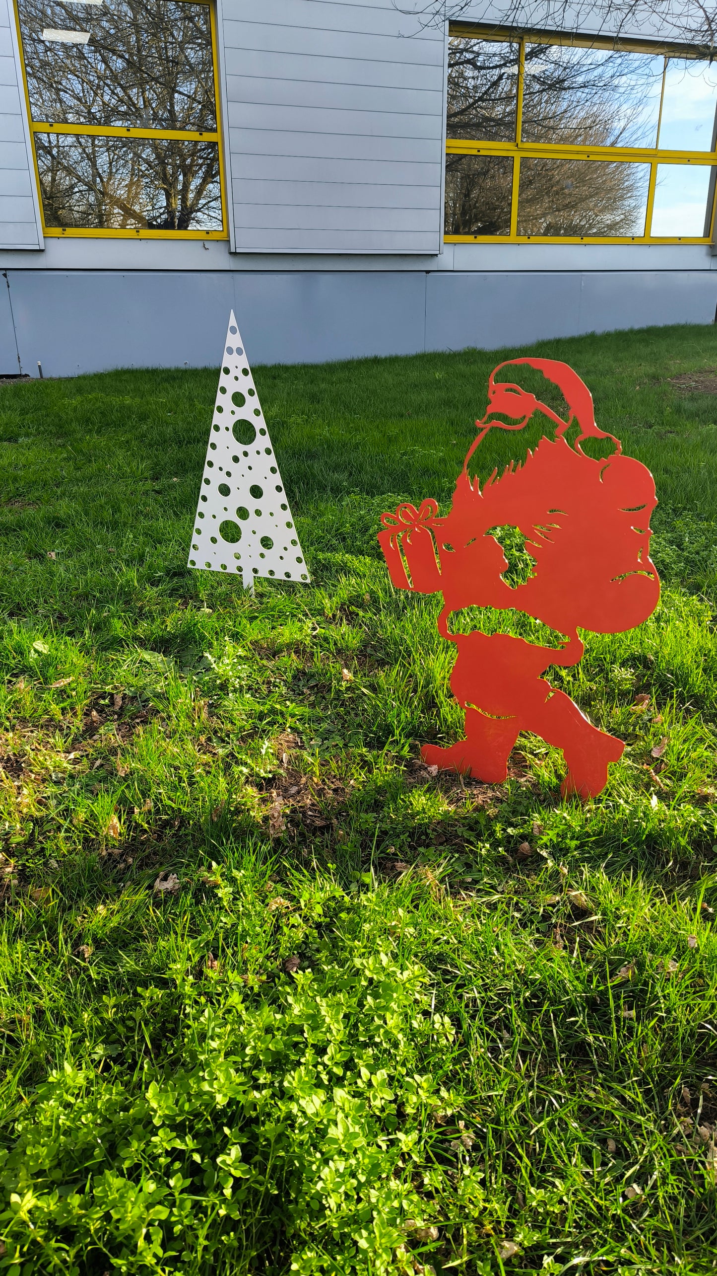 Décoration Sapin extérieur à planter